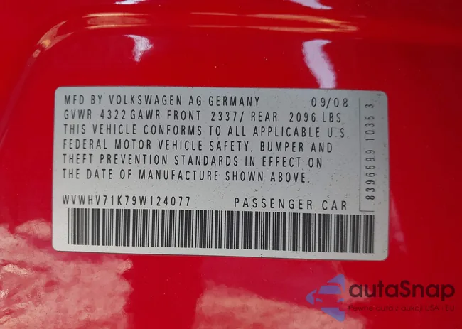 WVWHV71K79W124077: 44086055