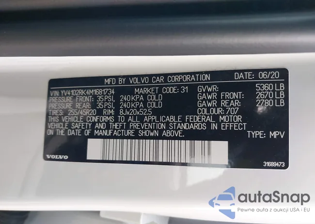 YV4102RK4M1681734: 44086076