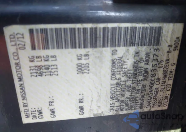 1N4AA5AP0CC835373: 44086096