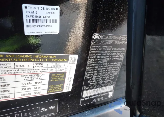 SALWR2SU2MA794360: 44085230