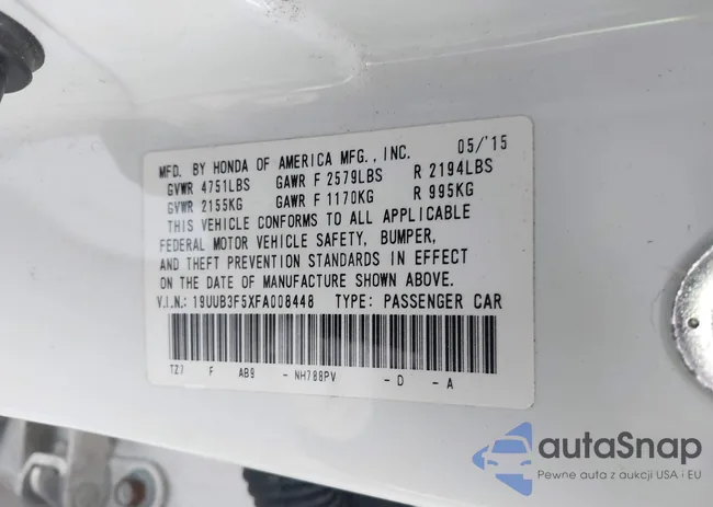 19UUB3F5XFA008448: 44085272