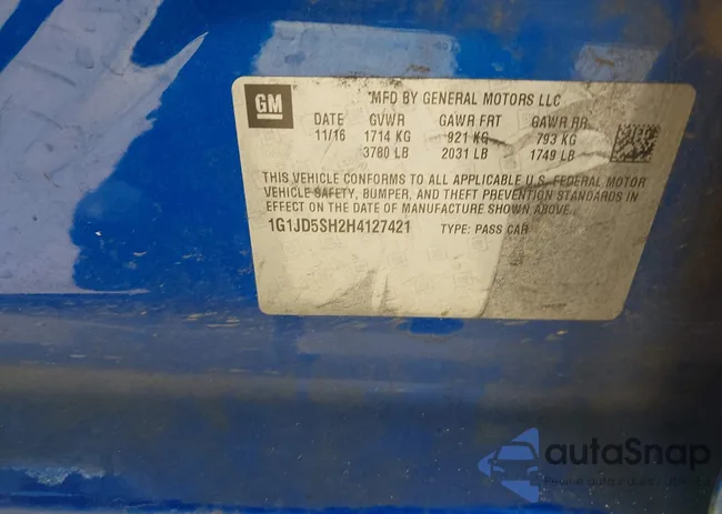 1G1JD5SH2H4127421: 44085285