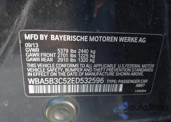 WBA5B3C52ED532596: 44085313