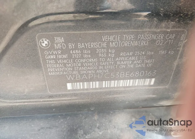 WBAPH7C53BE680163: 44085470