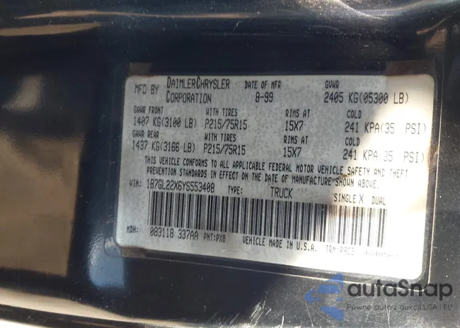 1B7GL22X6YS553408: 44086796