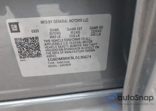 1G6DM5RK9L0136674: 44086804