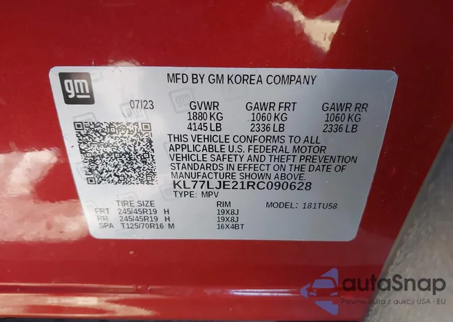 KL77LJE21RC090628: 44086831