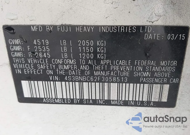 4S3BNBC62F3058513: 44086850