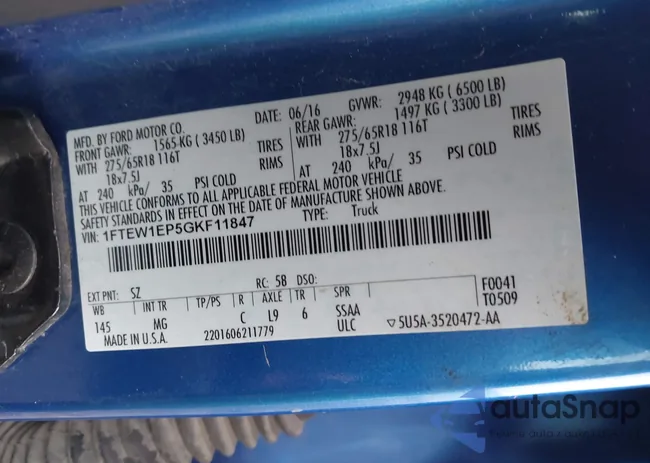 1FTEW1EP5GKF11847: 44086878