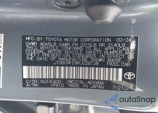 JTDBCMFE8RJ028128: 44086892