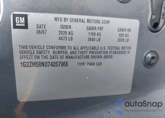 1G2ZH58N074267966: 44086936