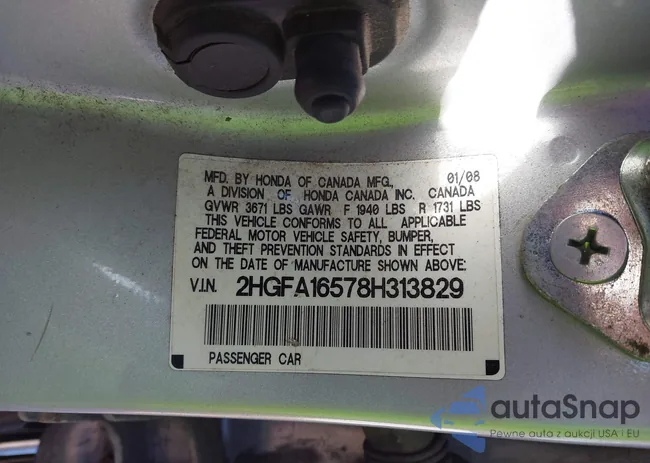 2HGFA16578H313829: 44086954