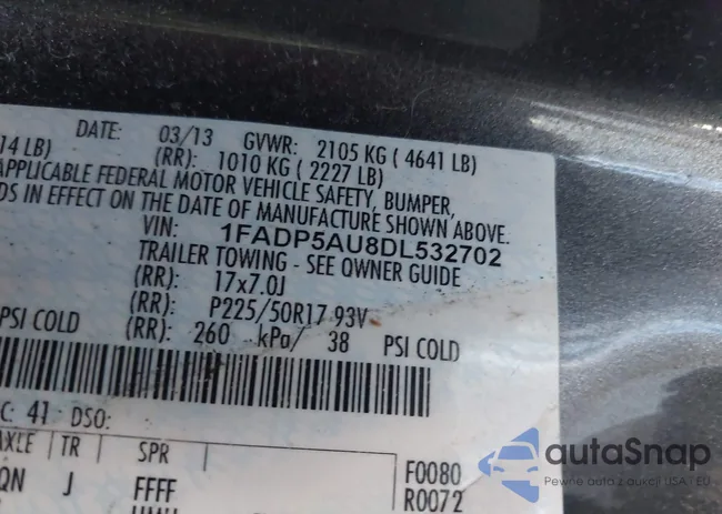 1FADP5AU8DL532702: 44087035