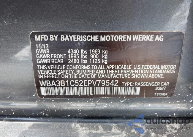 WBA3B1C52EPV79542: 44087061