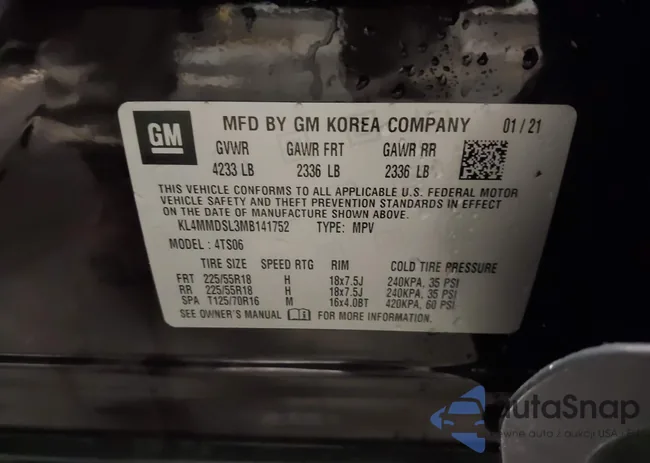 KL4MMDSL3MB141752: 44087088