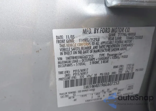 1MEFM40196G607253: 44087103