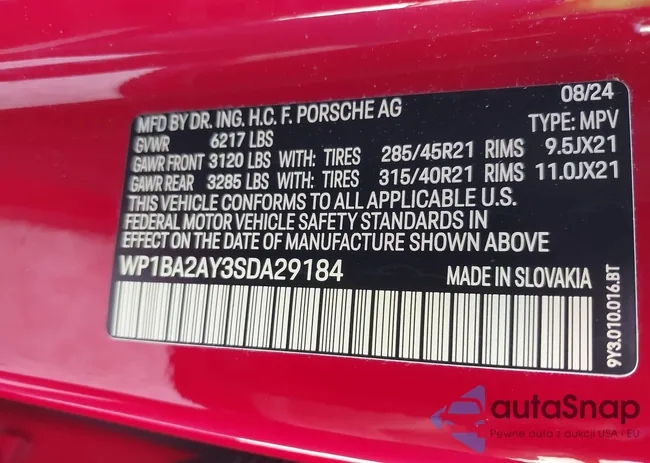 WP1BA2AY3SDA29184: 44087137