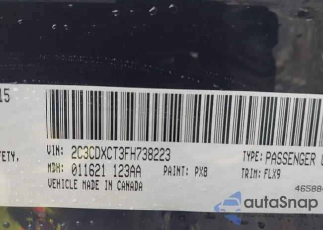 2C3CDXCT3FH738223: 44086181