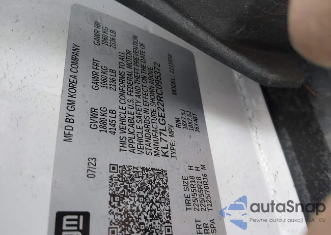 KL77LGE22RC095372: 44086255