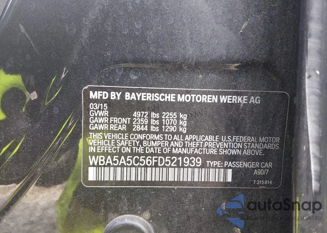 WBA5A5C56FD521939: 44086343