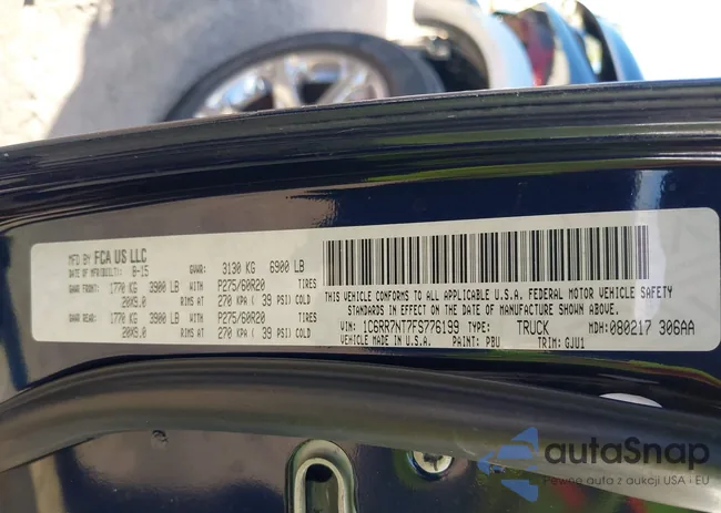 1C6RR7NT7FS776199: 44086348