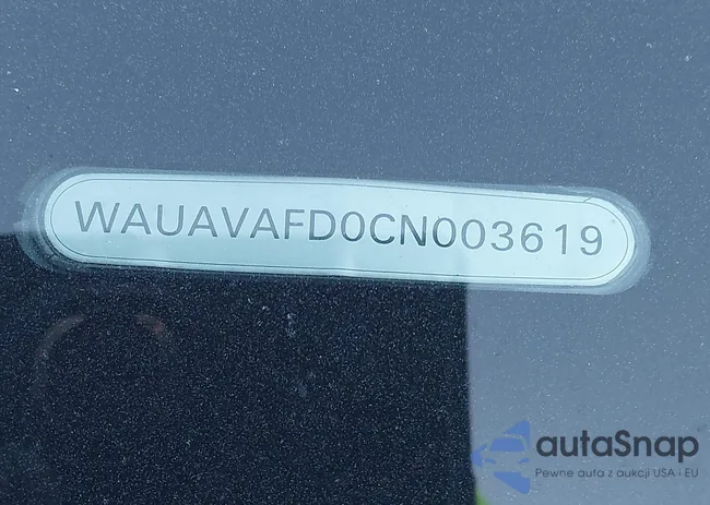 WAUAVAFD0CN003619: 44086518
