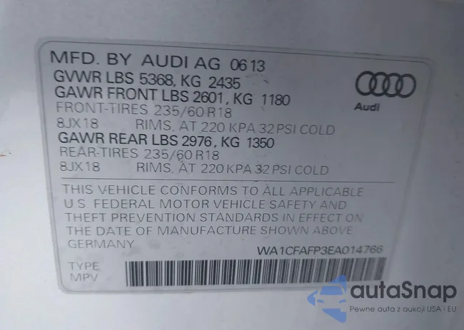 WA1CFAFP3EA014766: 44087559