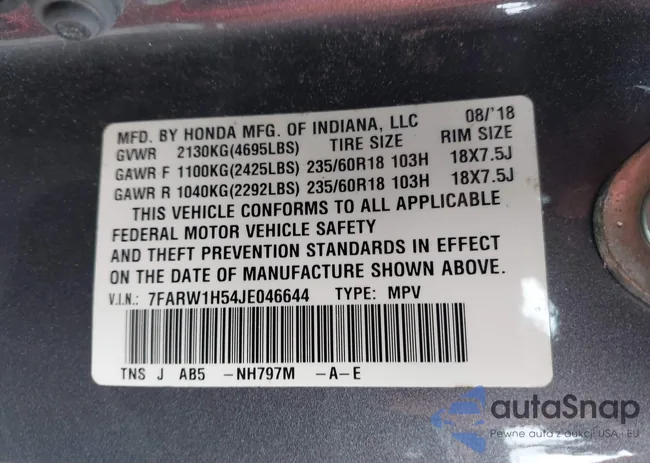 7FARW1H54JE046644: 44087683