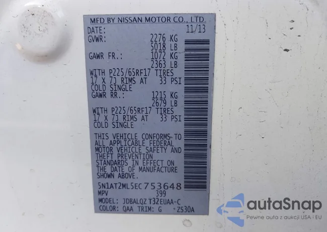 5N1AT2ML5EC753648: 44087701