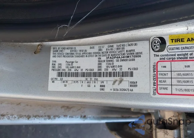 3FADP4AJ4HM170906: 44087788