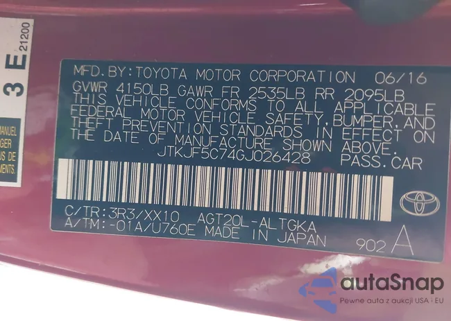 JTKJF5C74GJ026428: 44087834