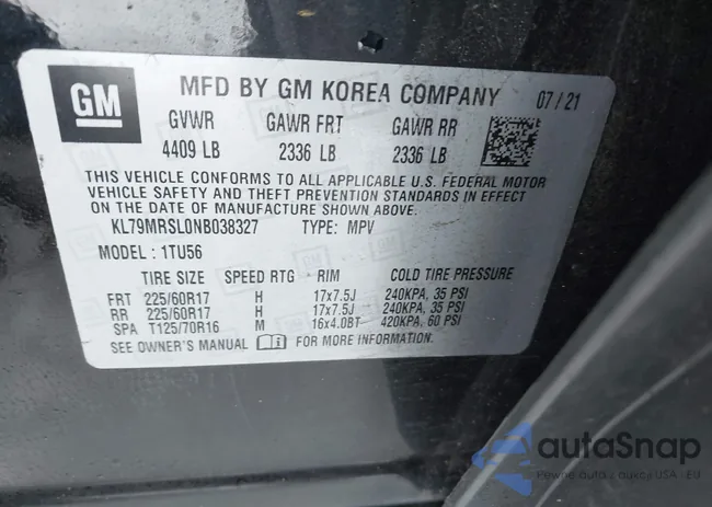 KL79MRSL0NB038327: 44087903