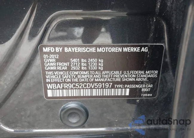 WBAFR9C52CDV59197: 44088018