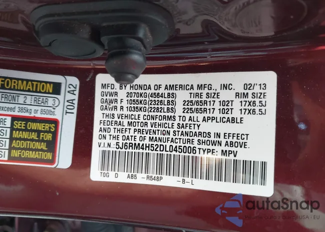 5J6RM4H52DL045006: 44088091