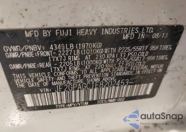 JF2GPAGC1E8202453: 44087292