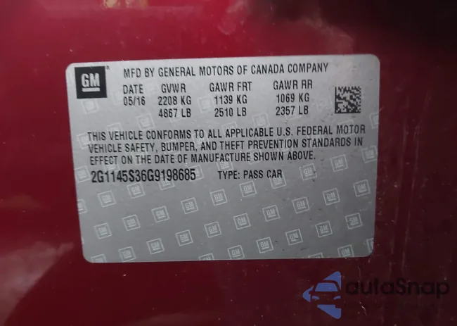 2G1145S36G9198685: 44087347