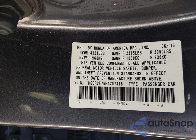 1HGCR2F76FA207418: 44087482