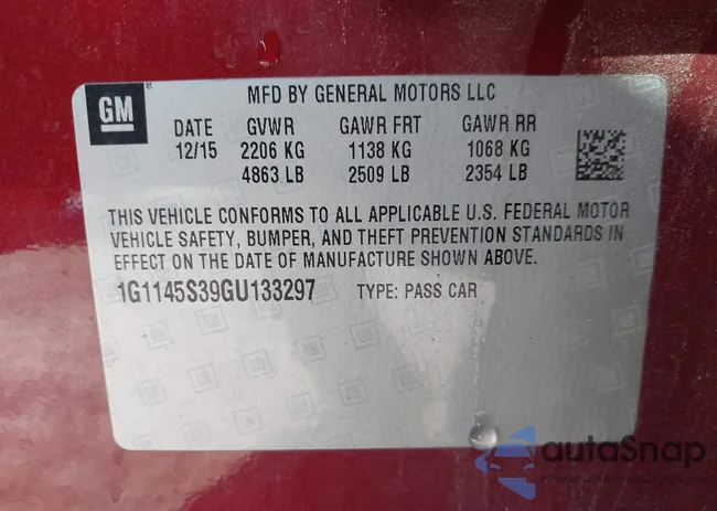 1G1145S39GU133297: 44088669