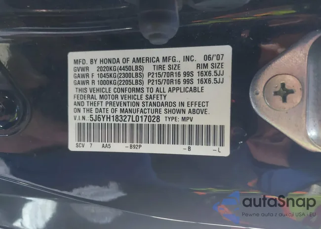 5J6YH18327L017028: 44088828