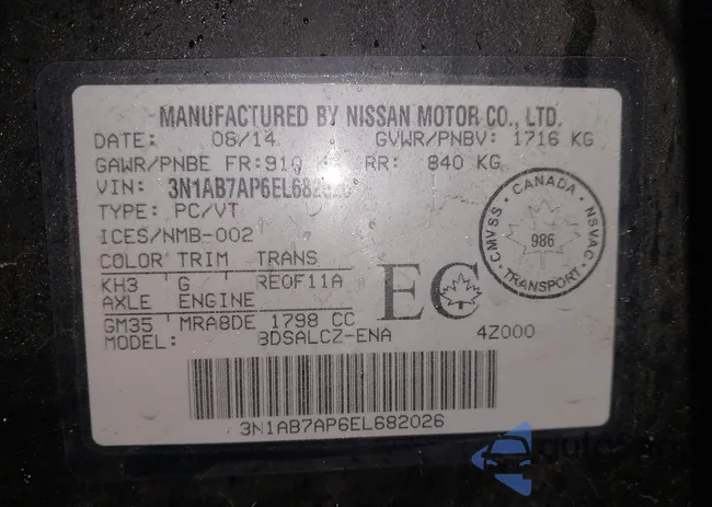 3N1AB7AP6EL682026: 44088830