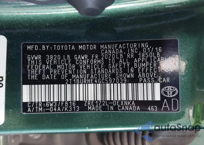 2T1BURHE4GC597039: 44088868