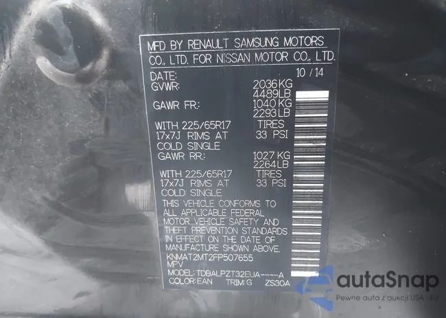 KNMAT2MT2FP507655: 44088871