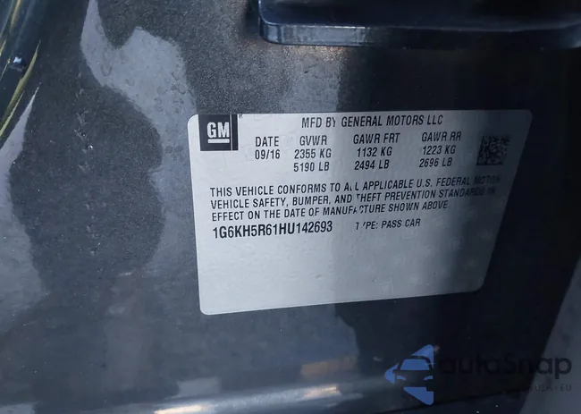 1G6KH5R61HU142693: 44089012