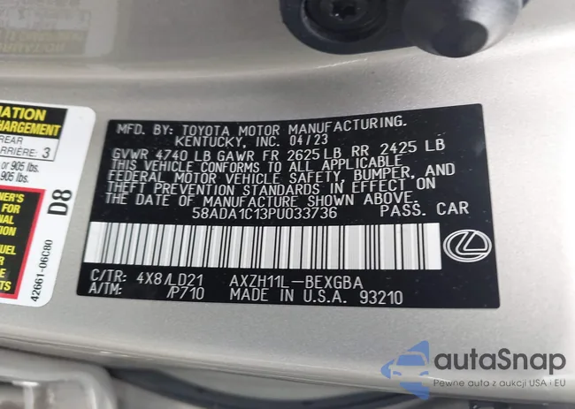 58ADA1C13PU033736: 44089030