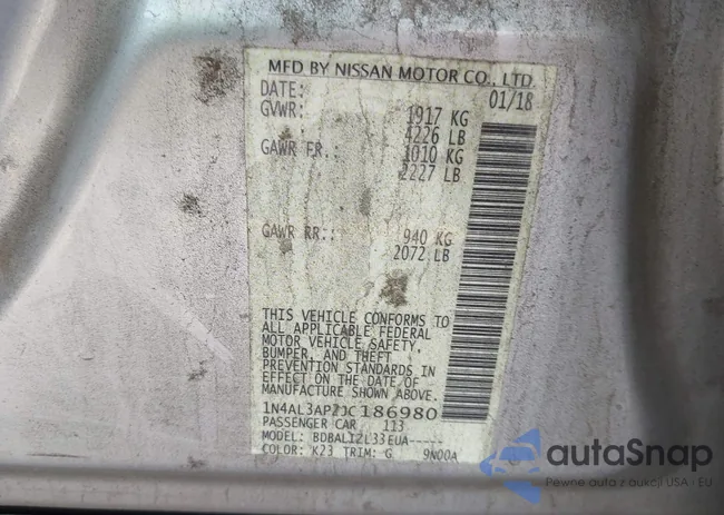 1N4AL3AP2JC186980: 44089050