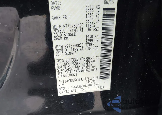 5N1BA0NE5FN613393: 44088440