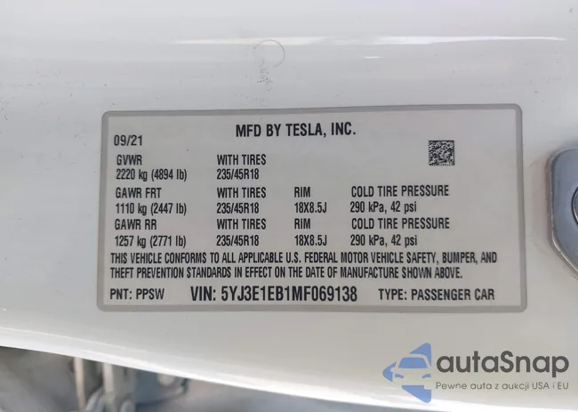 5YJ3E1EB1MF069138: 44089736