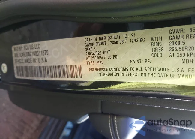 1C4RJKBG1N8511879: 44089738