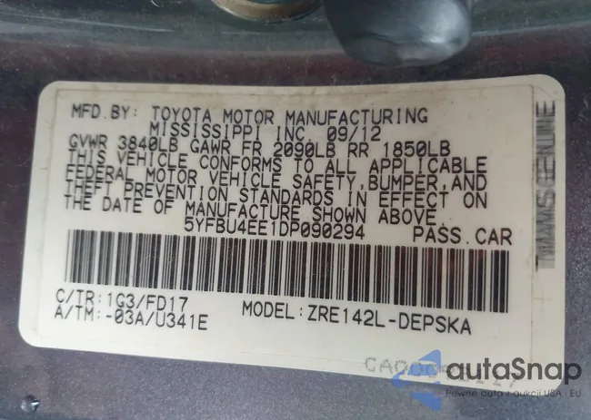 5YFBU4EE1DP090294: 44089848