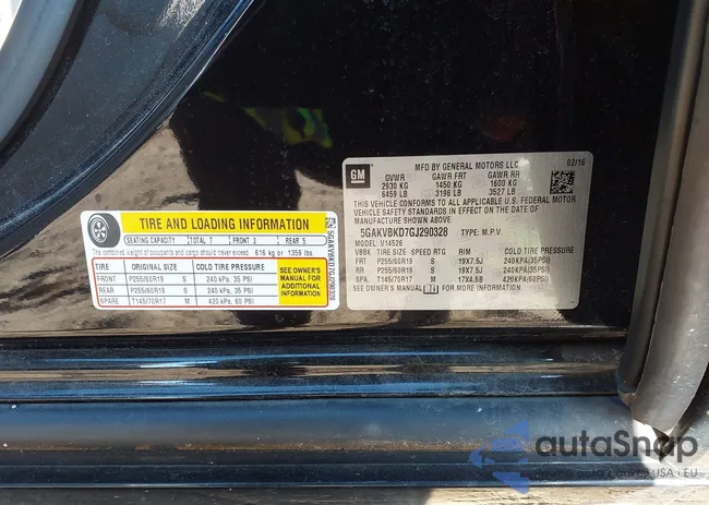 5GAKVBKD7GJ290328: 44089928